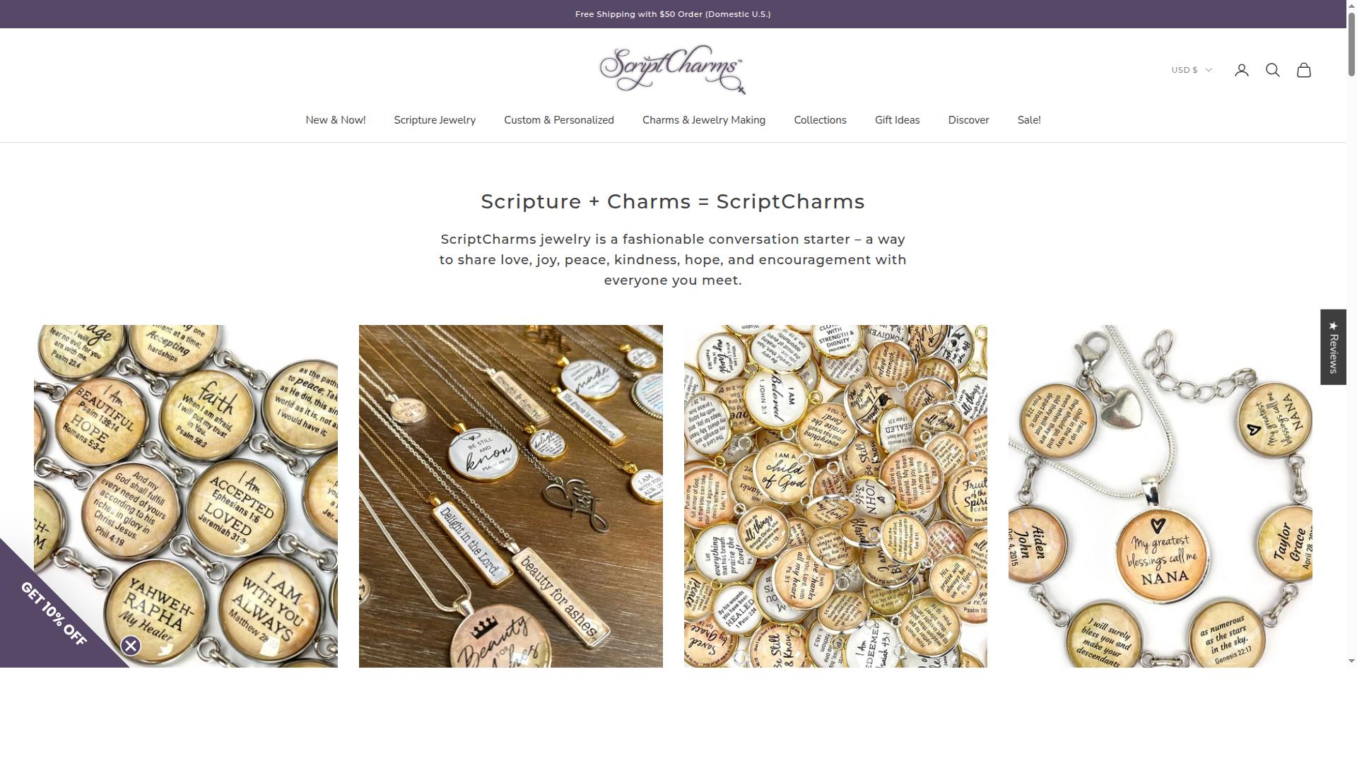Script Charms website